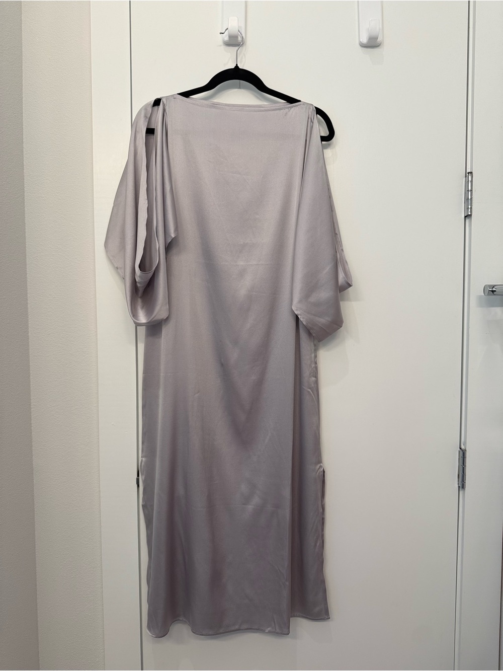 Baserange City Long Sleeve Dress - Silk Satin - Picture 8 of 13